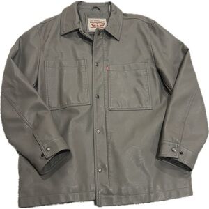 Levi’s Faux Leather oversized coat